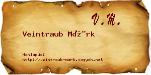 Veintraub Márk névjegykártya